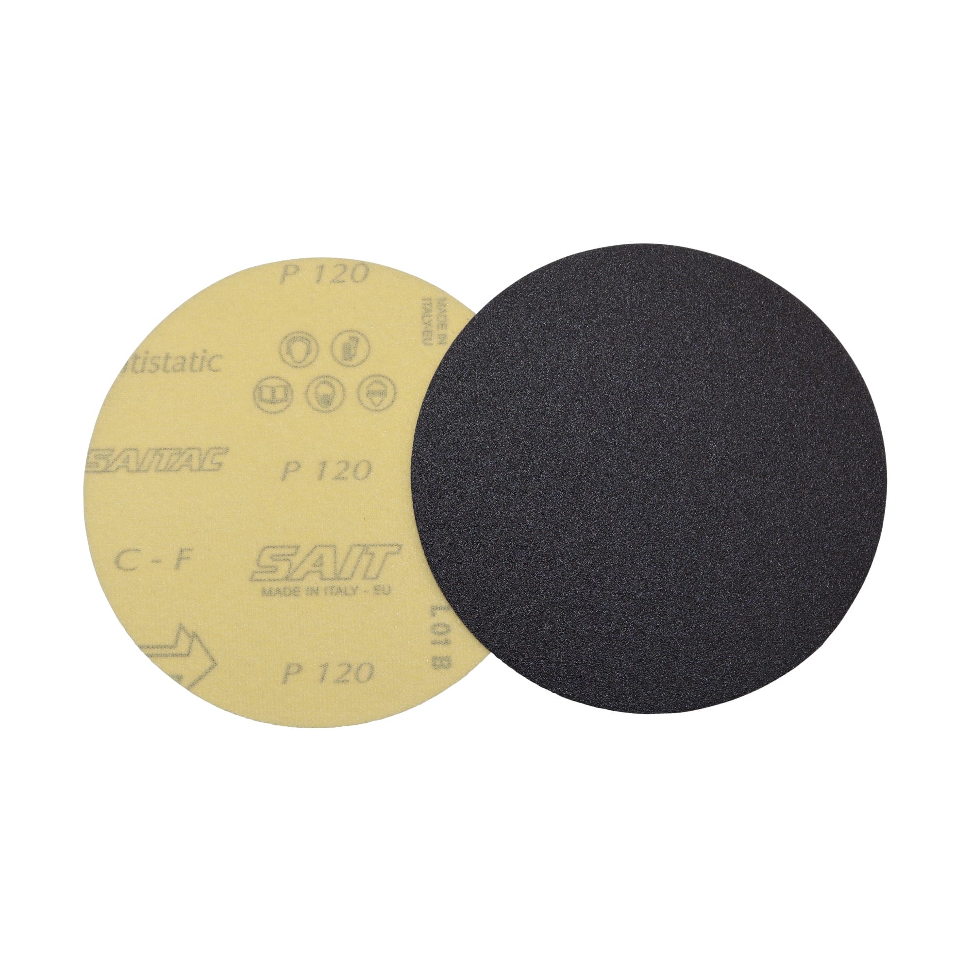 POWERTEC 44012 5-Inch 8-Hole 120 Grit Hook And Loop Sanding Discs, 50 - View #2